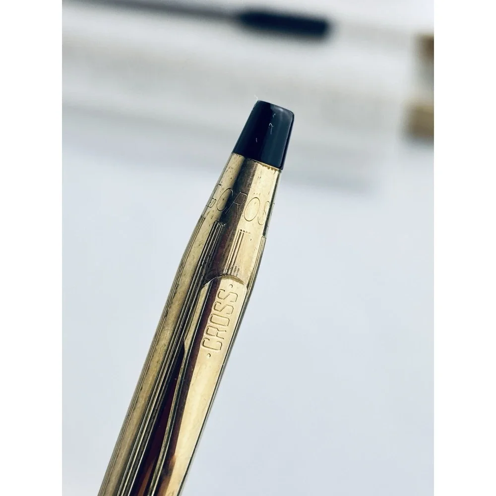 Lot Of Cross Pens & Pencil & Refills - 1 Gold Filled- All Work - Vintage